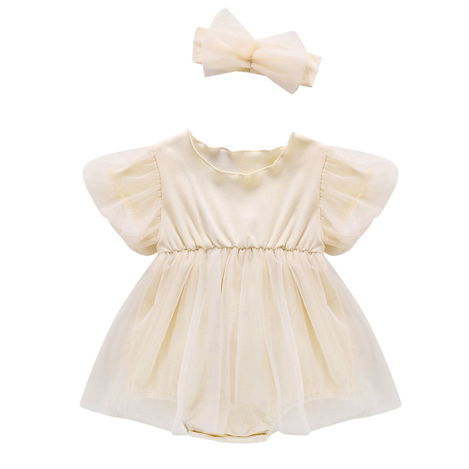 Lace Girls Dress for Newborn Baby Girls - Perfect for Christening and Birthday Parties