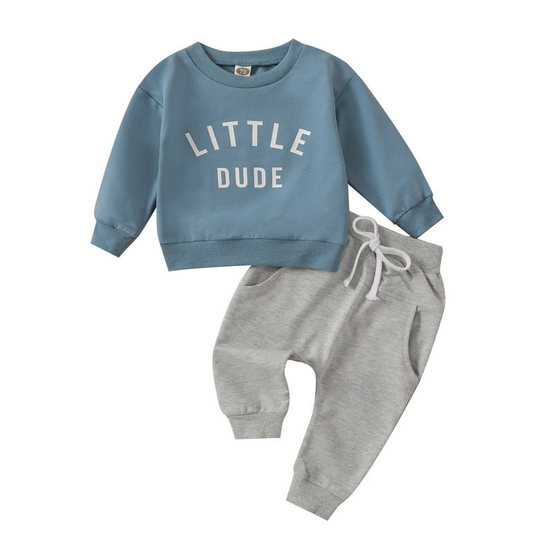 Fall/Winter Sportswear Set for Baby Boys