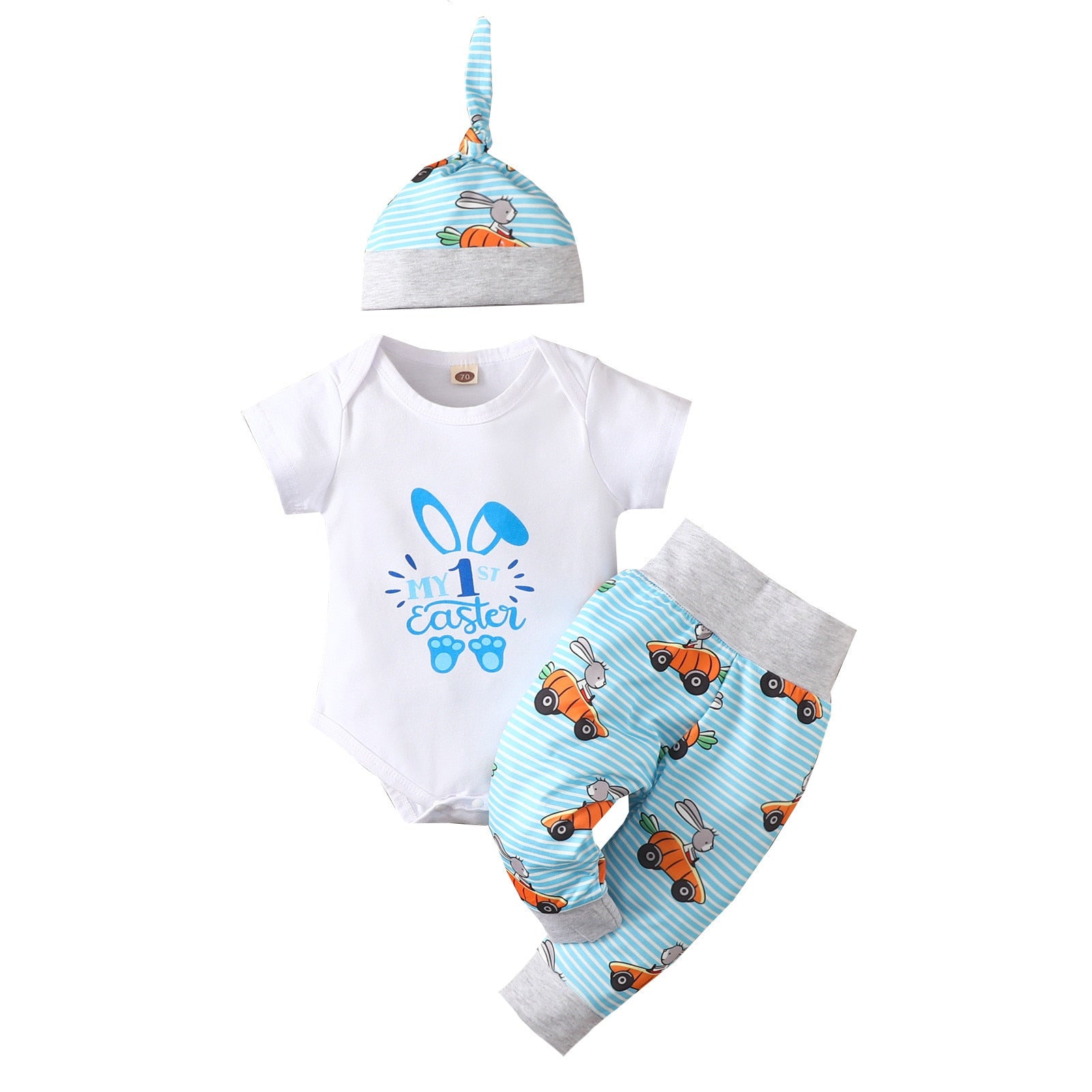Get Your Little Bunny Ready for Easter with this Adorable Infant Baby Clothes Set!