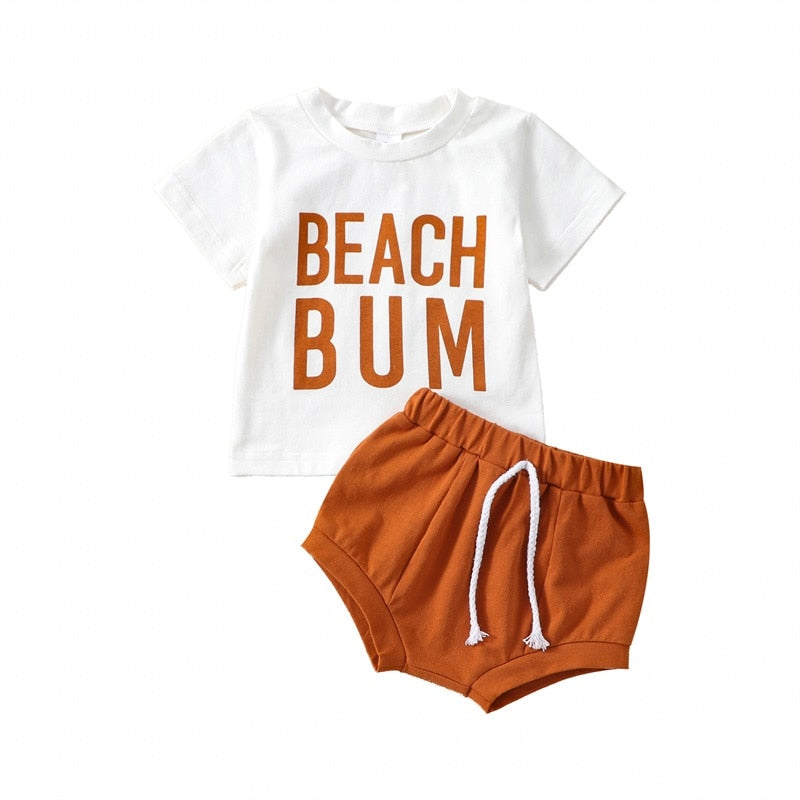 Fashionable Newborn Baby Boys Summer Clothes Set