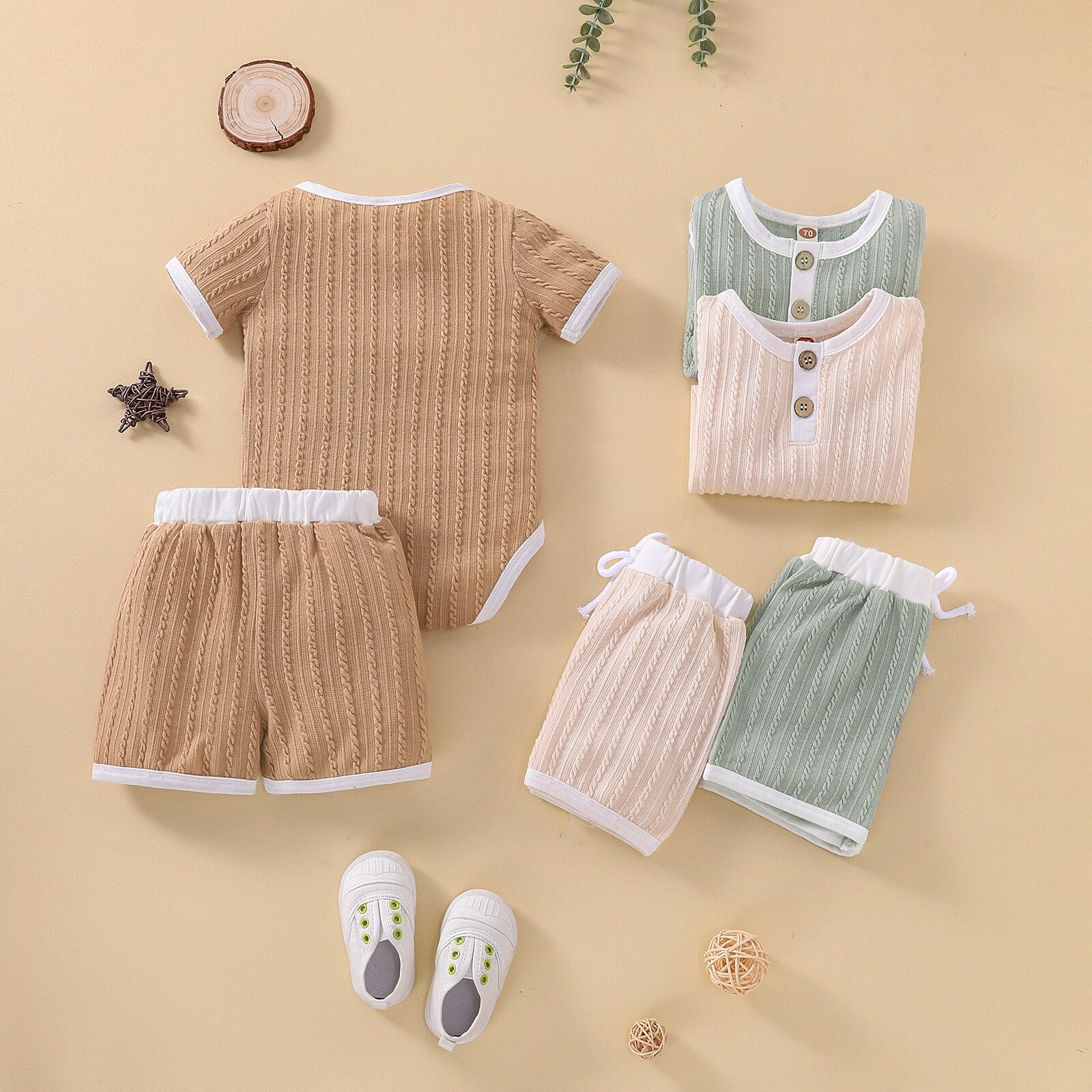 Stylish Summer Outfit for Newborn Baby Boys
