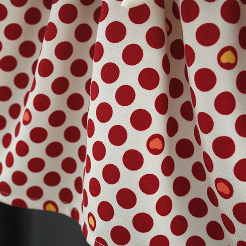 Cute Polka Dot Baby Girl Dress for Autumn