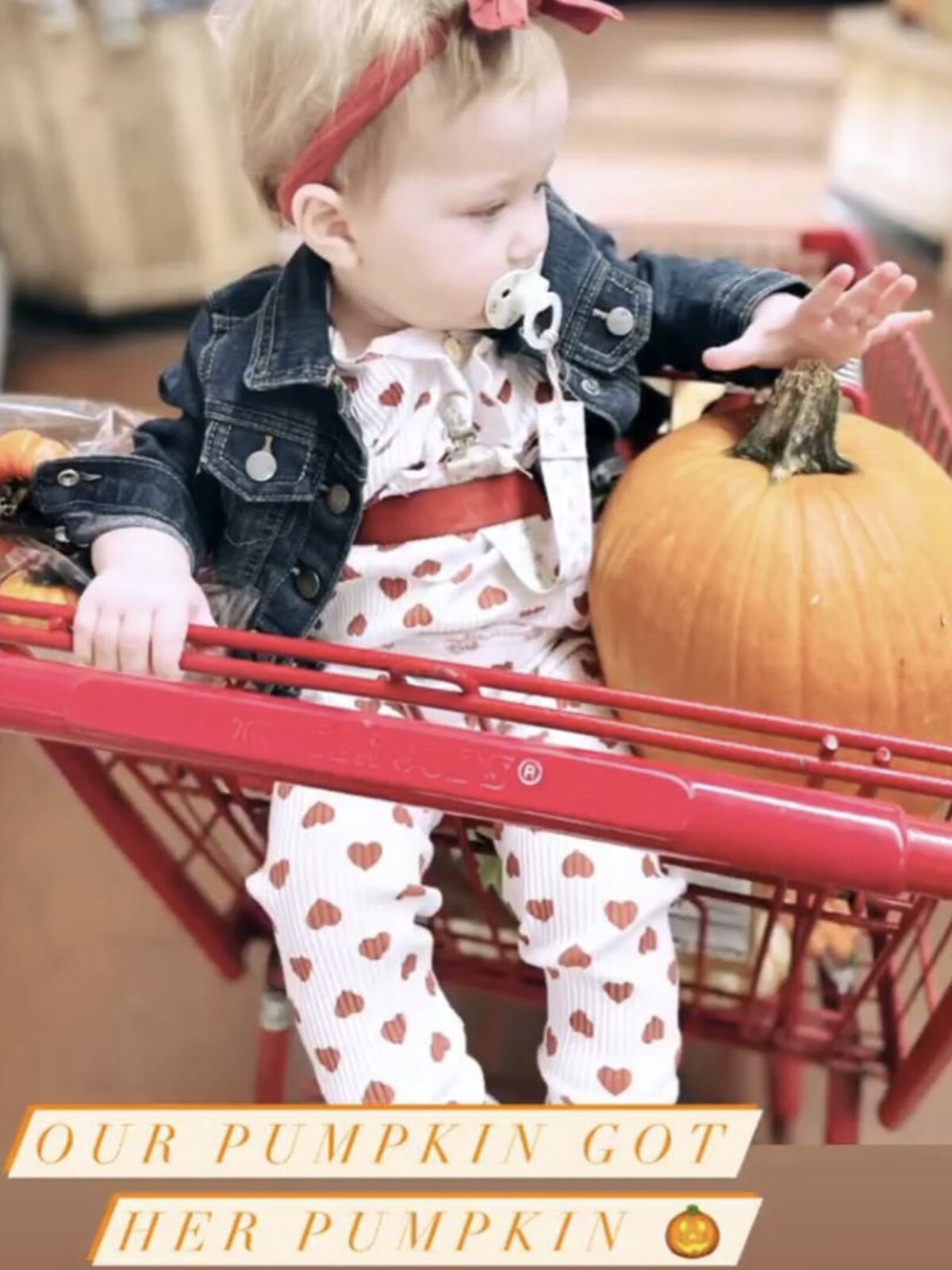 Lovely Hearts Printed Baby Girl Clothes Set