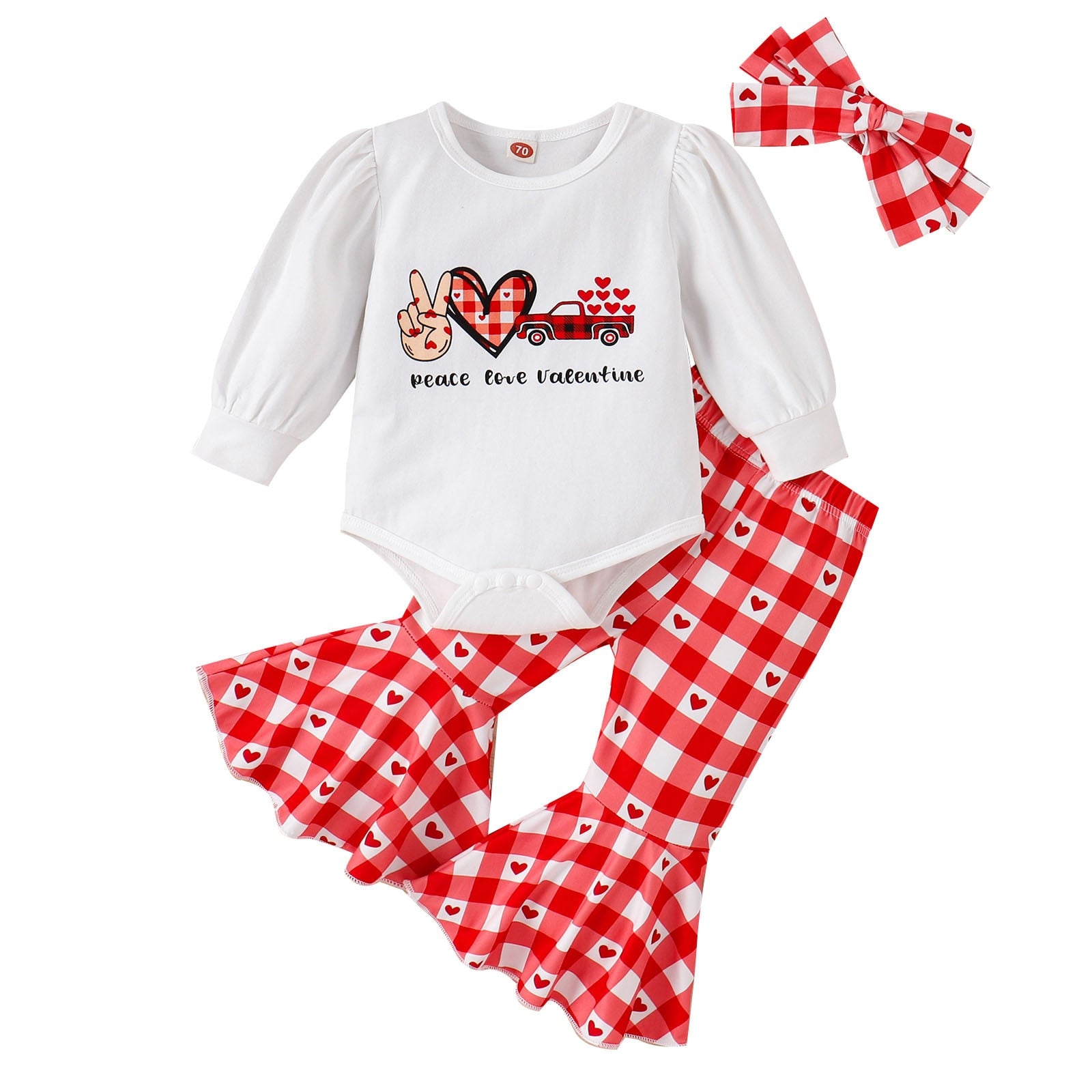 Adorable Valentine's Day Baby Girls Clothes Sets for Your Little Princess