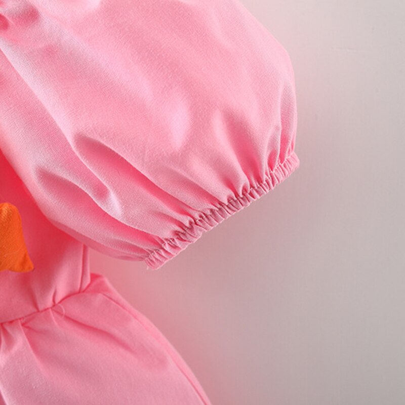 Adorable Summer Baby Girl Puff Sleeve Party Dress