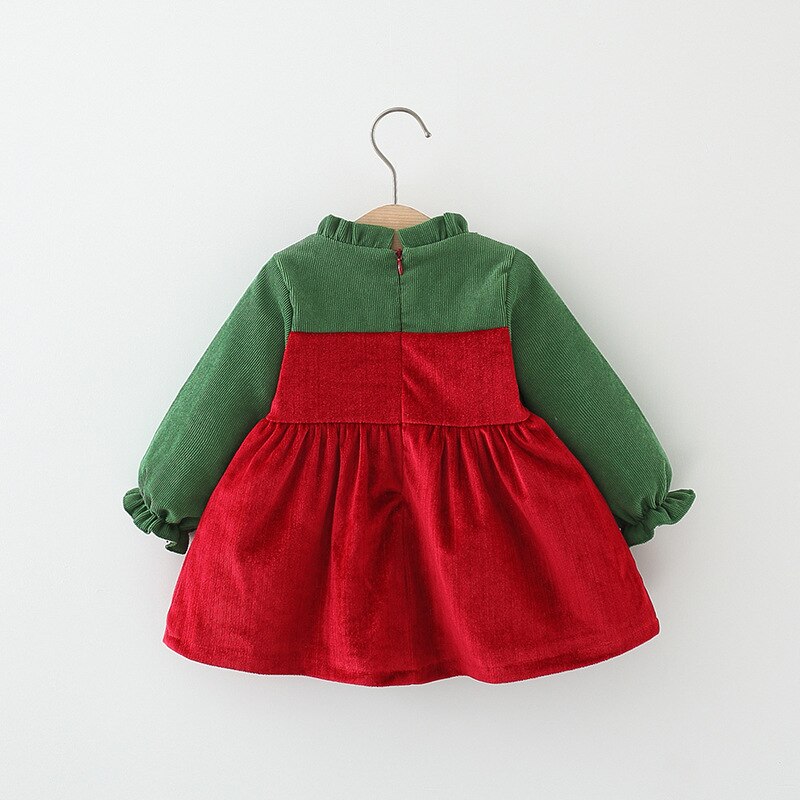 Adorable Newborn Christmas Dress with Sweet Bow and Rabbit Ears