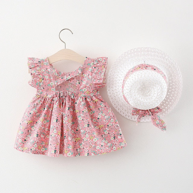 Sweet Polka Dot Baby Girl Dress - BabbeZz