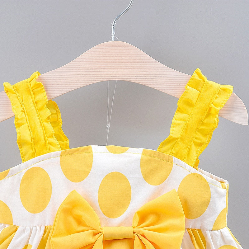Sweet Polka Dot Baby Girl Dress - BabbeZz