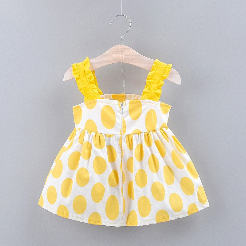 Sweet Polka Dot Baby Girl Dress - BabbeZz