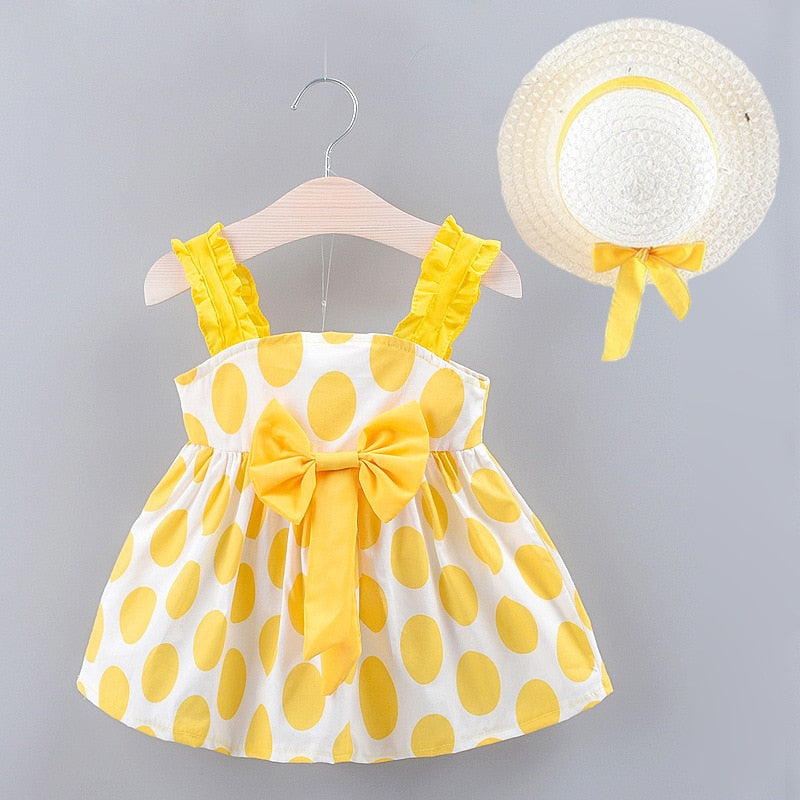 Sweet Polka Dot Baby Girl Dress - BabbeZz