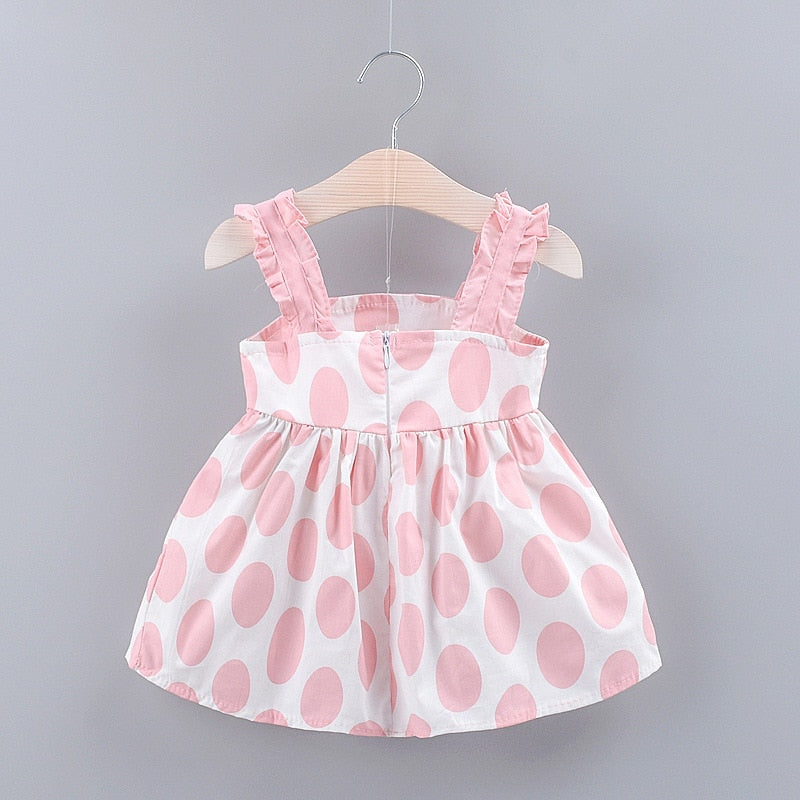 Sweet Polka Dot Baby Girl Dress - BabbeZz