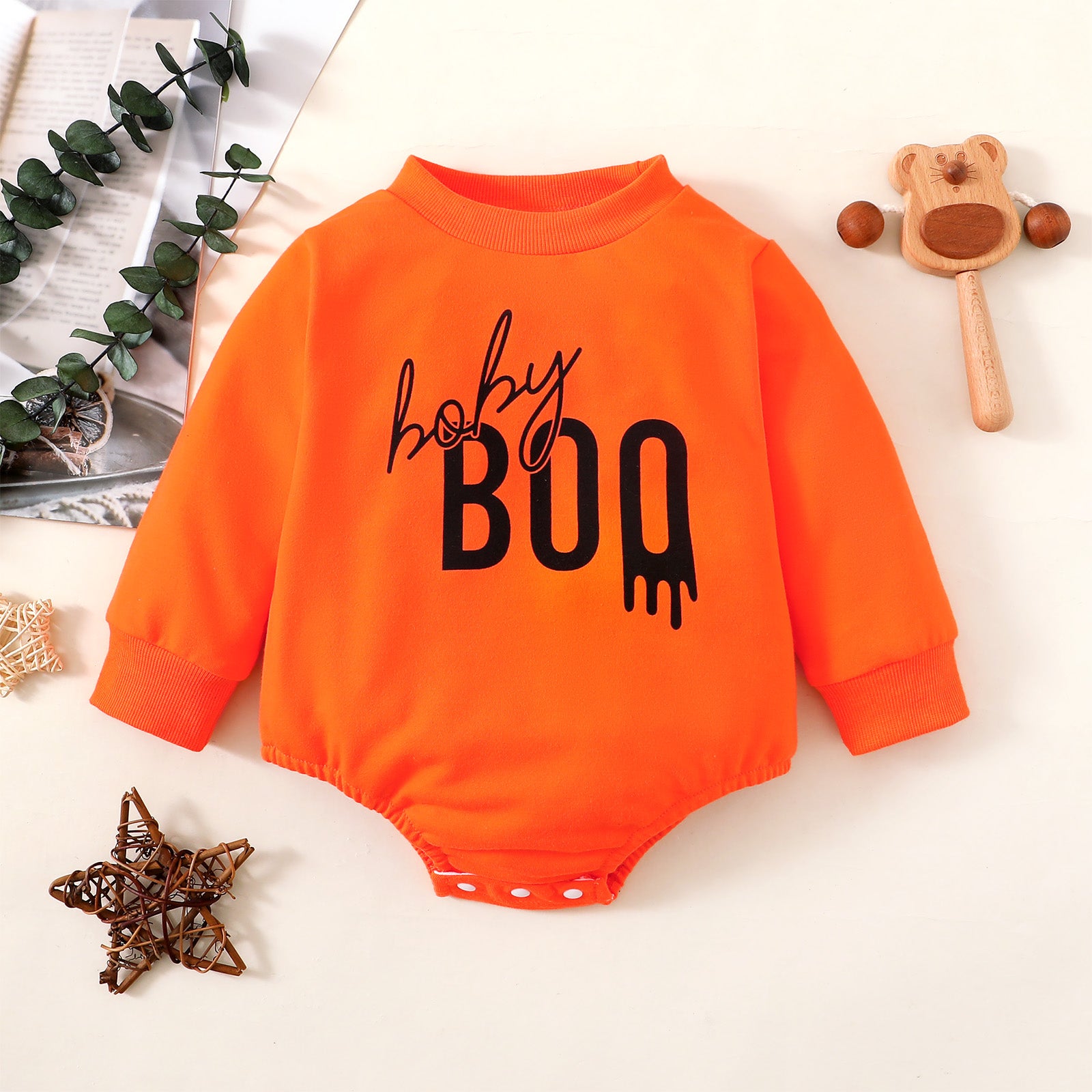 Get Your Baby Ready for the Trendy Fall Season with Our Ins Hot Style Long-sleeved One-piece Romper