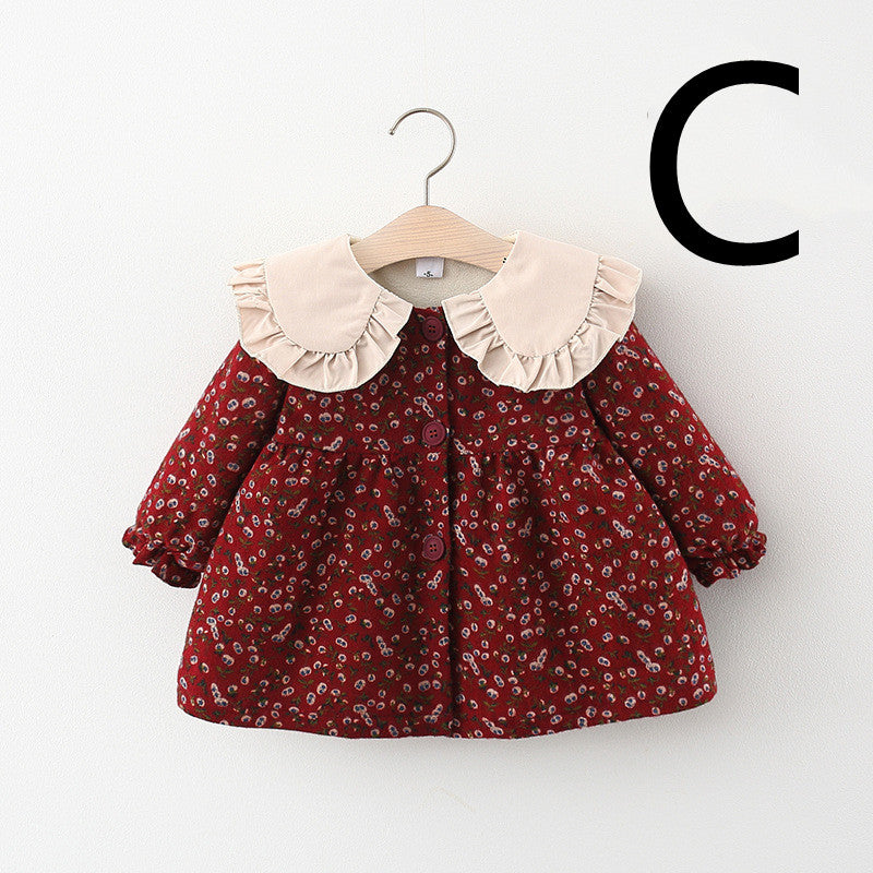 Warm and Stylish: Plaid Fleece Skirt with Bow-Knot for Girls