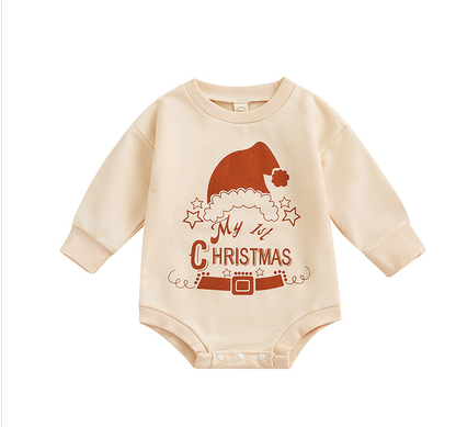 Get Your Little One into the Christmas Spirit with Our Fashion Christmas Baby Rompers