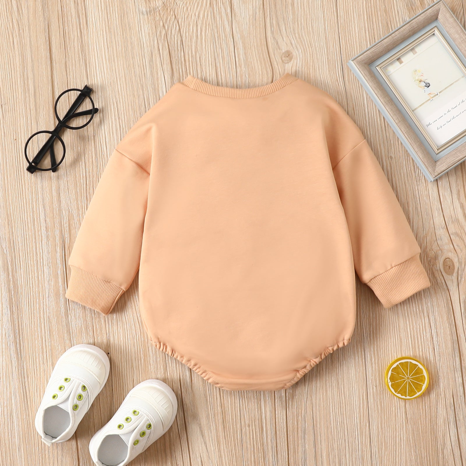 Autumn And Winter New Long Sleeve Letter Rompers Jumpsuit