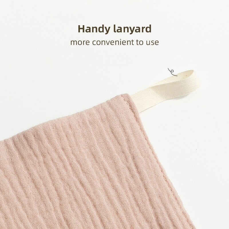 3/5Pcs Baby Square Towel Feeding - BabbeZz