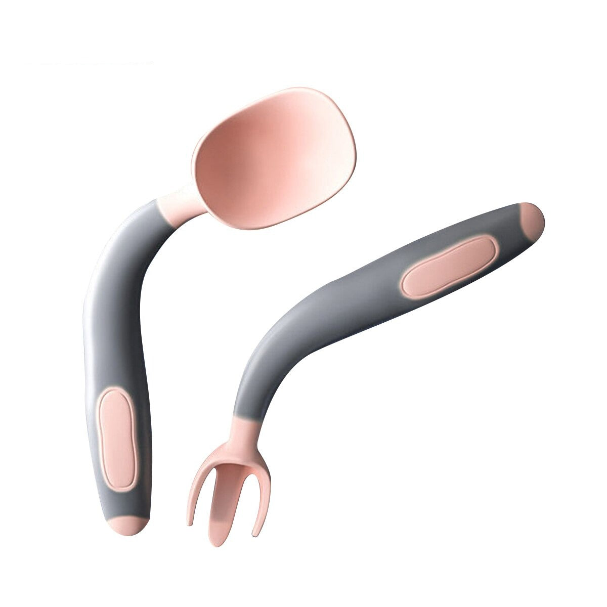 2Pcs Eat Auxiliary Training Tableware - BabbeZz