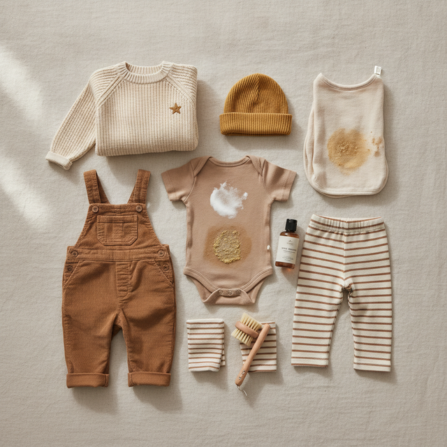 Baby Clothes Stain Removal: Getting Out Formula, Poop and Spit-Up