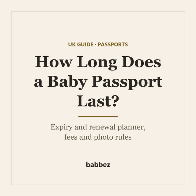 How Long Does a Baby Passport Last? UK Expiry and Renewal Planner
