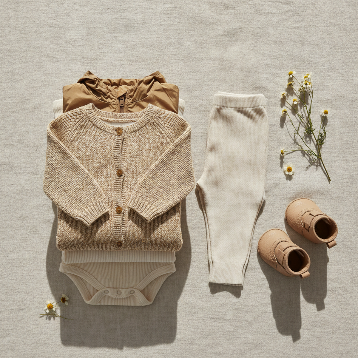 How to Dress a Baby in Spring: The Peel-Down Layering Method