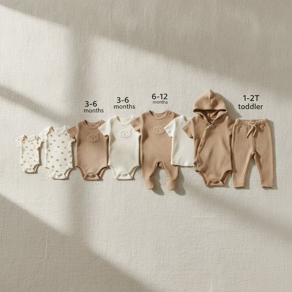 Flat-lay - baby-clothes-sizes-by-age