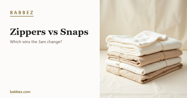 Zippers vs Snaps on Baby Clothes: Which Is Better?