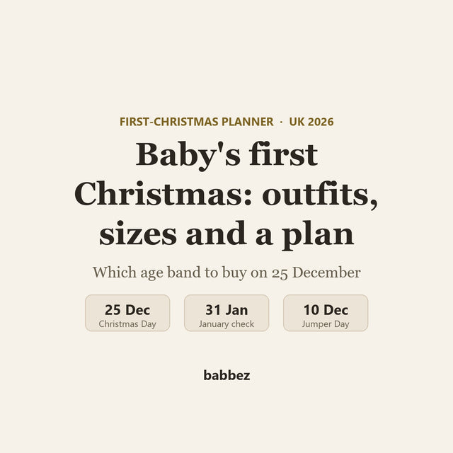 Baby's First Christmas Ideas: Outfits, Sizes and a Plan