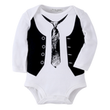 Soft Cotton Long Sleeve Baby Bodysuit with Snap Closure