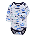 Soft Cotton Long-Sleeved Triangle Baby Bodysuit for Ultimate Comfort