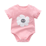 Stay Cool and Comfy with our Summer Baby Newborn Short Sleeve Jumpsuit