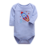 Soft Cotton Long-Sleeved Triangle Baby Bodysuit for Ultimate Comfort
