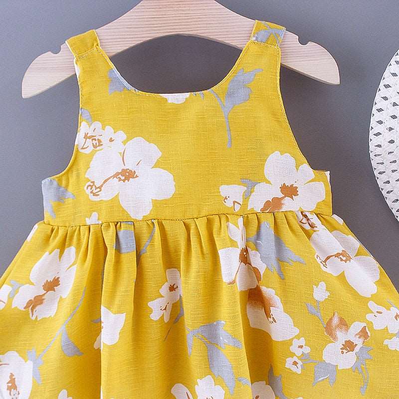 2Pcs/Set Baby Girl Dress Korean Style - BabbeZz