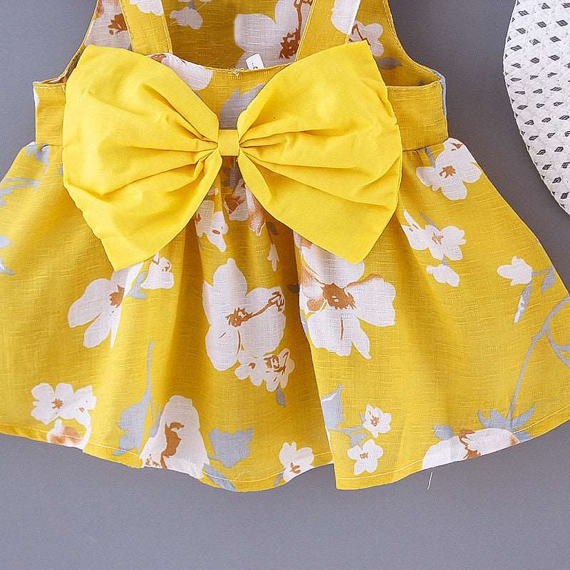 2Pcs/Set Baby Girl Dress Korean Style - BabbeZz