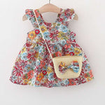 2Pcs/Set Vintage Baby Girl Dresses - Babbez