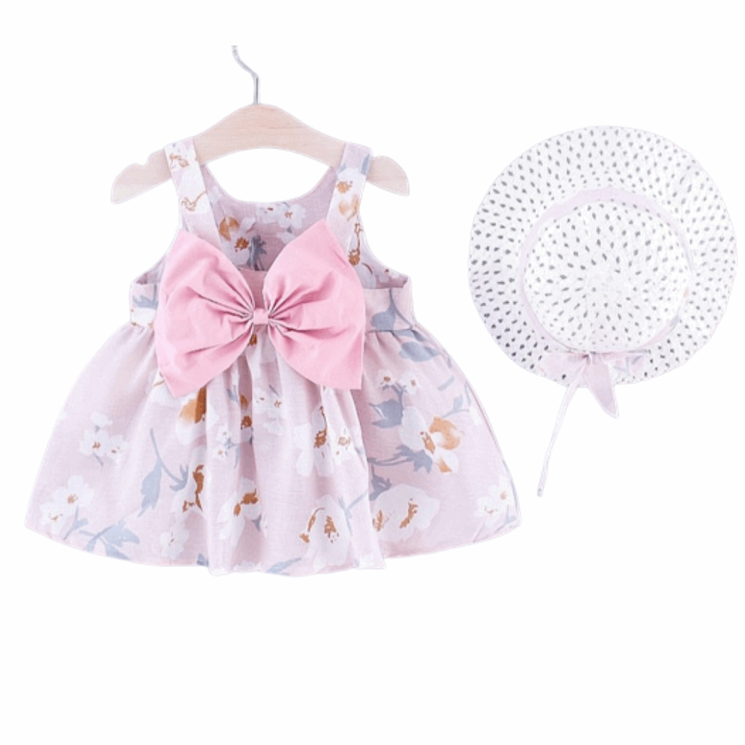 2Pcs/Set Baby Girl Dress Korean Style - Babbez