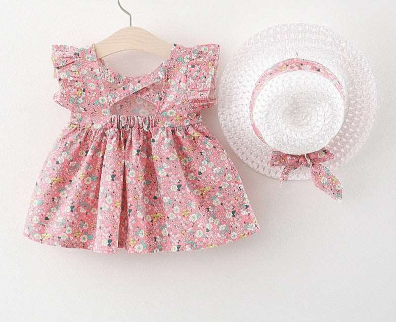 2pcs Dress For Girl Flower - Babbez