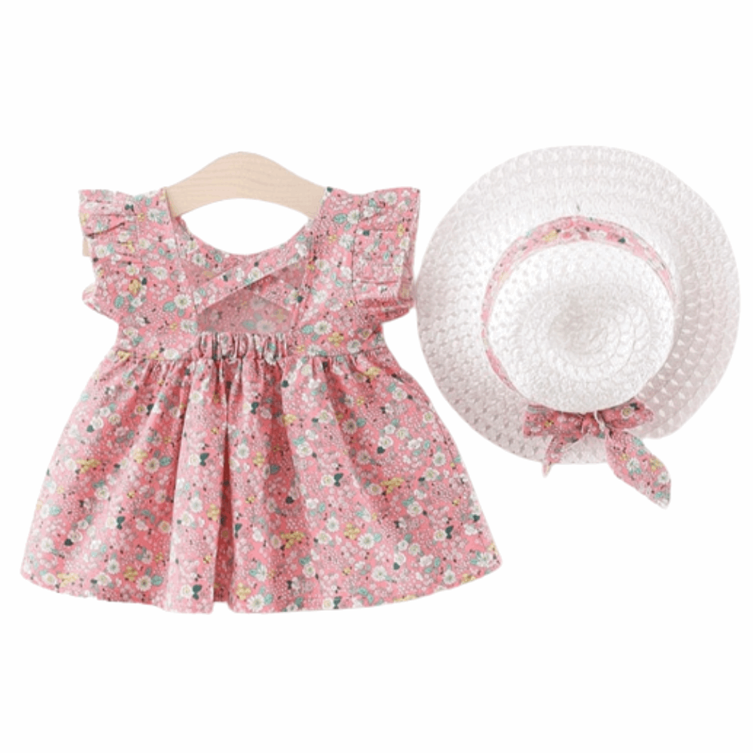 2pcs Dress For Girl Flower - Babbez