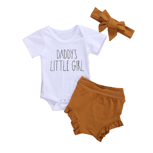 Baby Boys Girls Summer 3pcs Outfits Sets