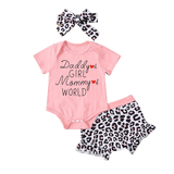 Baby Boys Girls Summer 3pcs Outfits Sets