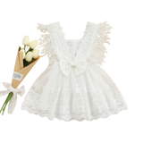 Summer Princess Baby Girls Dress with Floral Print and Ruffles
