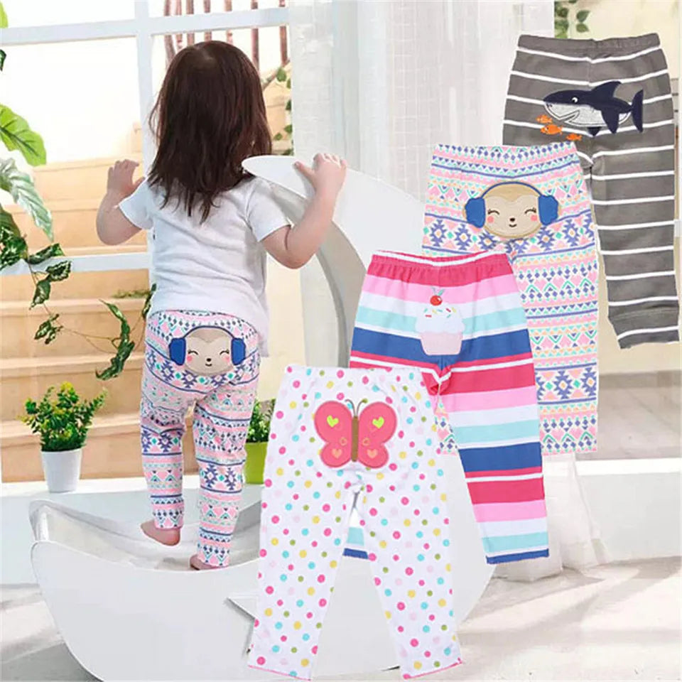 3PCS/LOT Newborn Baby Pants 9-24M-3T Spring Autumn Baby Leggings Cotton Infant Boys Pants Unisex Girls PP Trousers Kids Clothing