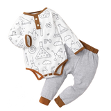 Adorable Autumn Animal Clothes Set for Baby Boys