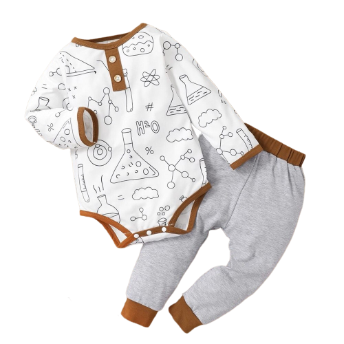 Adorable Autumn Animal Clothes Set for Baby Boys