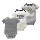 3-Piece Unisex Baby Bodysuit Set - Comfortable and Practical Infant Cl