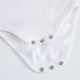 Babbez 5-Piece Solid White Baby Bodysuit Set: Long Sleeve Cotton Infant Outfits (0-24 months)