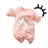 Adorable Cartoon Swan Rabbit Baby Jumpsuit with Bib Overalls for Newborn Girls