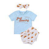 Baby Boys Girls Summer 3pcs Outfits Sets