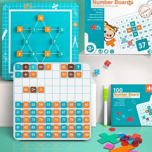 100 Number Magnetic Board - BabbeZz