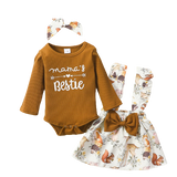 Adorable Cartoon Fox Dress Outfit for Baby Girls