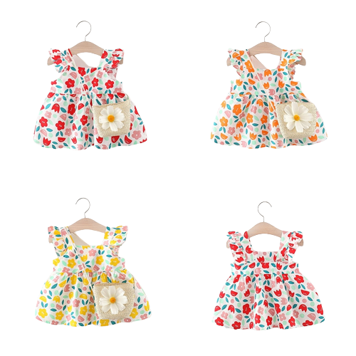 Sweet Summer Baby Girl Flower Dress